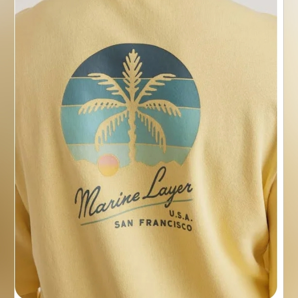 Marine Layer Men's Terry Graphic Sweatshirt - Picture 5 of 9